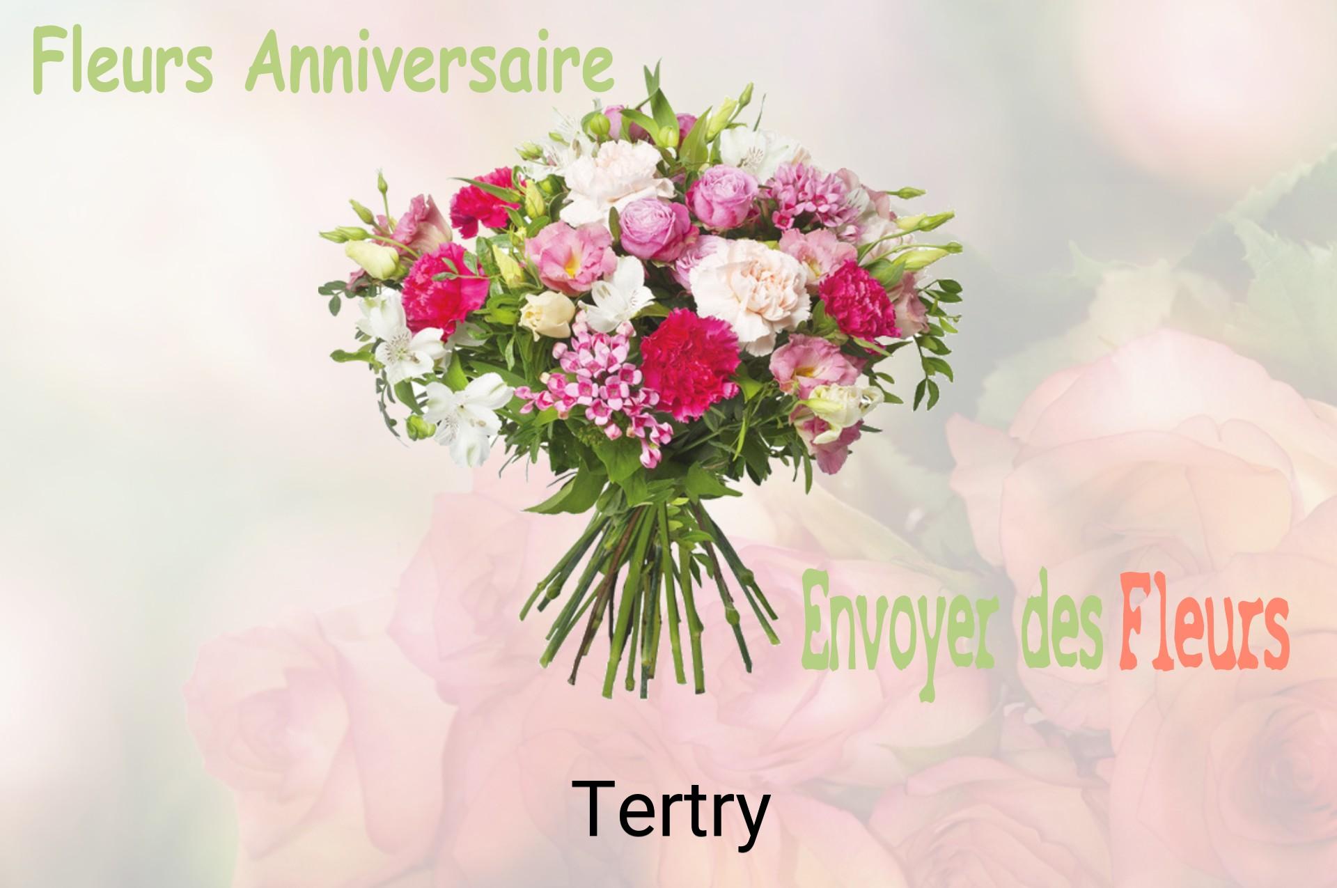 Bouquet de fleurs d’anniversaire livré à Tertry