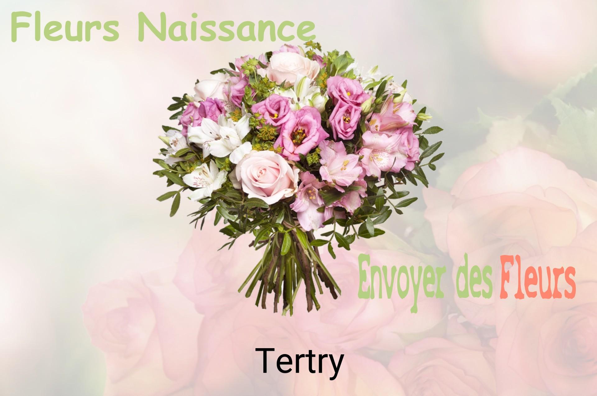 Bouquet de fleurs de naissance livré à Tertry